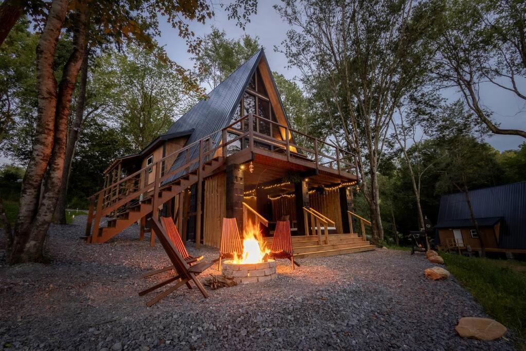 Valhalla Cabins Aframes With Hot Tubs & Sauna Cosby Екстер'єр фото