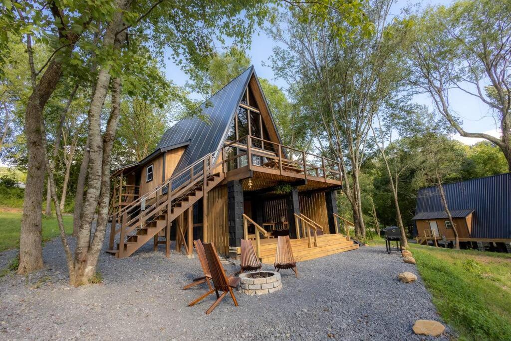 Valhalla Cabins Aframes With Hot Tubs & Sauna Cosby Екстер'єр фото