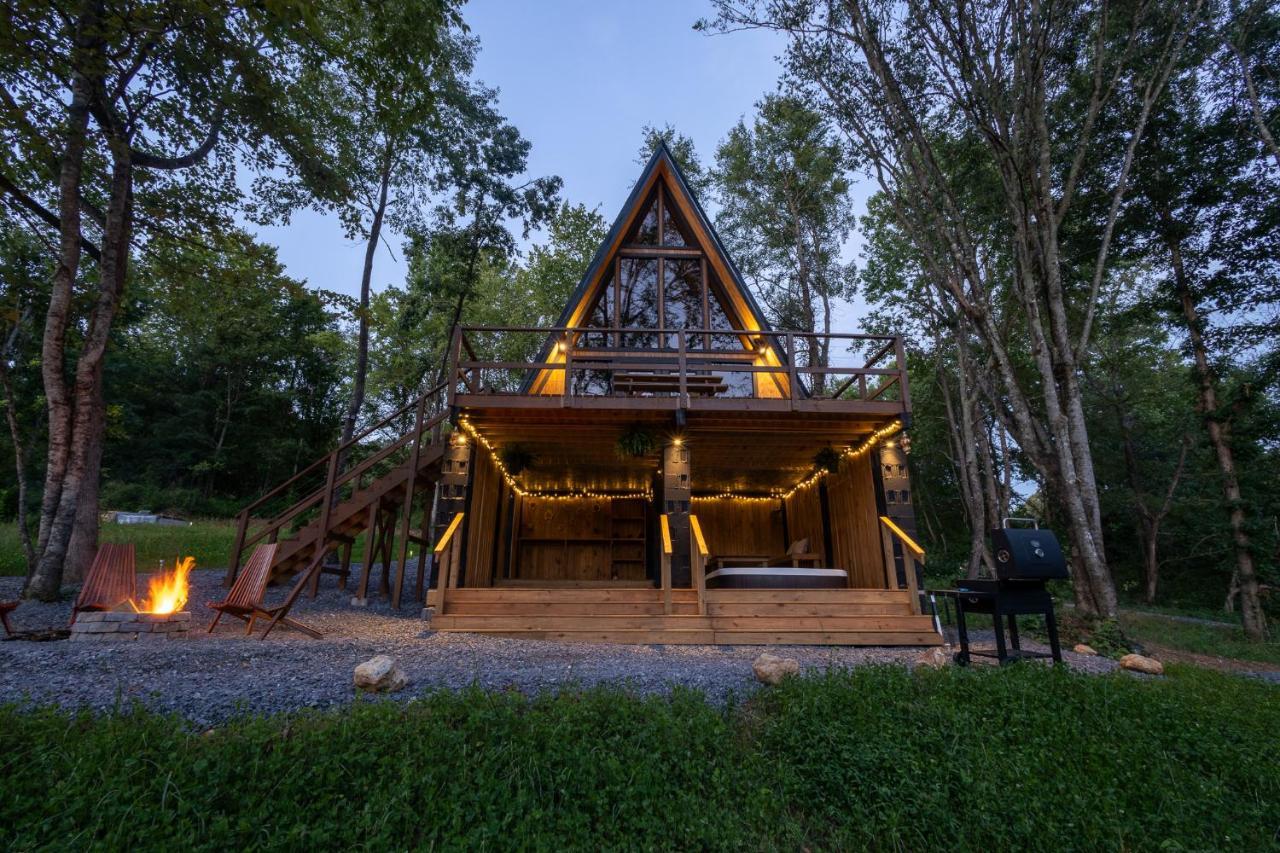 Valhalla Cabins Aframes With Hot Tubs & Sauna Cosby Екстер'єр фото